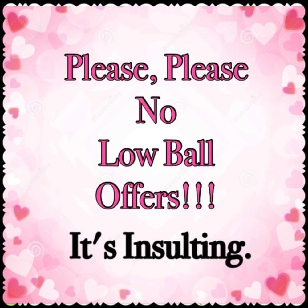 Offers are great but low balls aren’t.